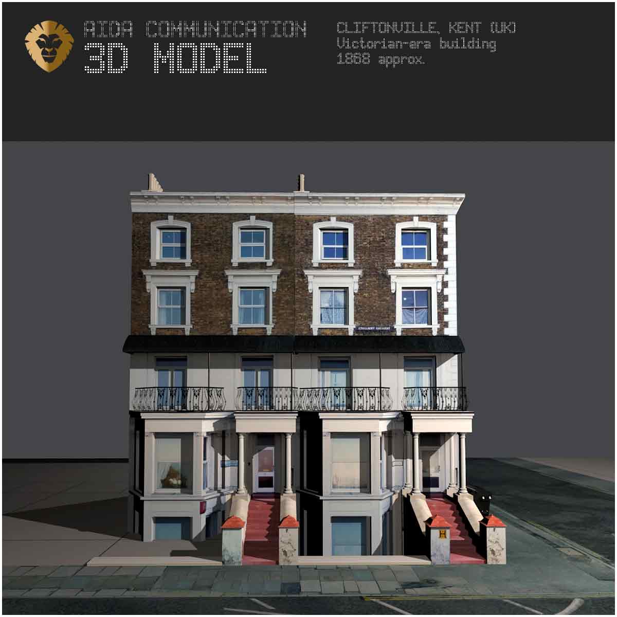 3D Model Cliftonville Victorian-era building