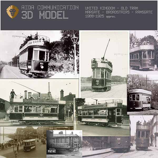 South East England OLD TRAM - Margate - Broadstairs - Ramsgate line 1900 - 1925 approx.